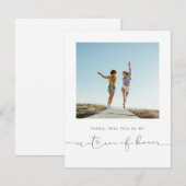 Cute Fun zal jij mijn matron zijn... (Voorkant / Achterkant)