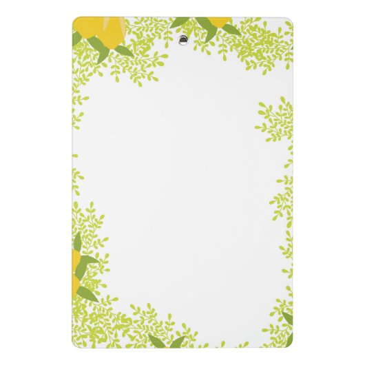 Cute & Functional Mini Lemon Design Clipboard Mini Klembord (Achterkant)