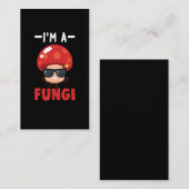 Cute Fungi Boys Girls Mushroom Visitekaartje (Voorkant / Achterkant)