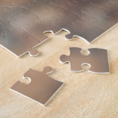 Cute Funky Ginger Cat Kitten Face Legpuzzel (Zijkant)