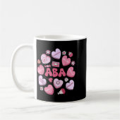 Cute Funny Aba Therapy Candy Heart Slp Behavior Va Koffiemok (Links)