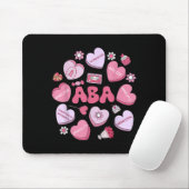 Cute Funny Aba Therapy Candy Heart Slp Behavior Va Muismat (Met muis)