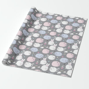 Cute Funny Animals Wrapping Paper Cadeaupapier