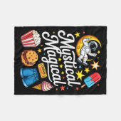 Cute Funny Astronaut Cookies Kids Boy Toddler Girl Fleece Deken (Voorkant (Horizontaal))