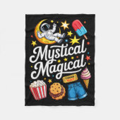 Cute Funny Astronaut Cookies Kids Boy Toddler Girl Fleece Deken (Voorkant)