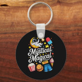 Cute Funny Astronaut Cookies Kids Boy Toddler Girl Sleutelhanger (Voorkant)