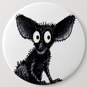 Cute Funny Aye-Aye Ronde Button 6,0 Cm