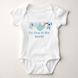 Cute Funny Baby Jersey Bodysuit/Gezegde T-Shirt