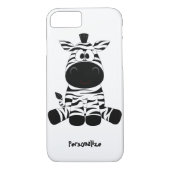 Cute & Funny Baby Zebra Cartoon personaliseren Case-Mate iPhone Case (Achterkant)