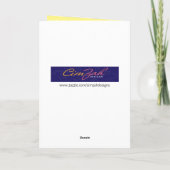 Cute Funny Basset Hound - Ears to You Custom Name Kaart (Achterkant)