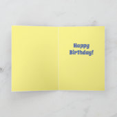 Cute Funny Basset Hound - Ears to You Custom Name Kaart (Binnen)