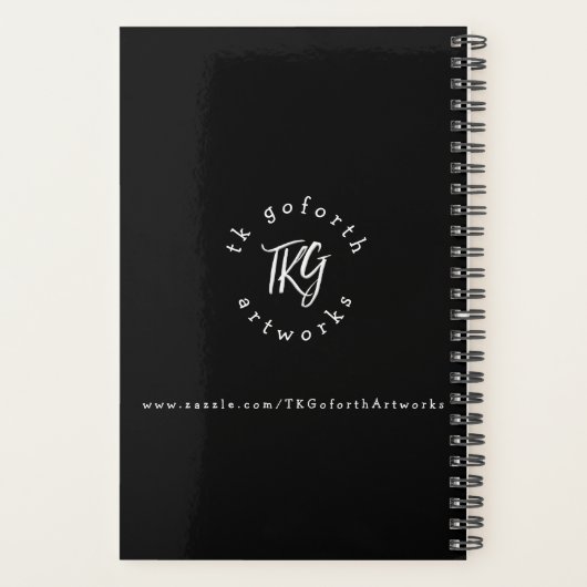 Cute Funny Beagle Dog Modern Trendy Planner (Achterkant)