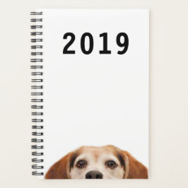 Cute Funny Beagle Dog Modern Trendy Planner