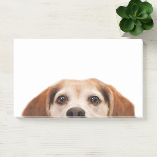 Cute Funny Beagle Dog Modern Trendy Post-it® Notes (Kantoor)