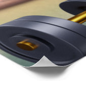 Cute Funny Beer Weightising in Gym Workout Art Poster (Hoek)