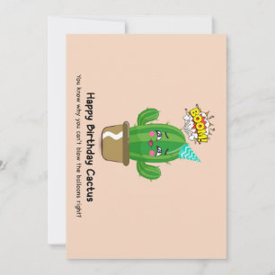 Cute Funny Birthday-kaartontwerp Kaart