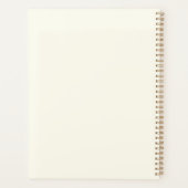  Cute Funny Black Cat Planner (Achterkant)