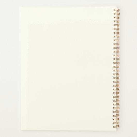  Cute Funny Black Cat Planner (Achterkant)