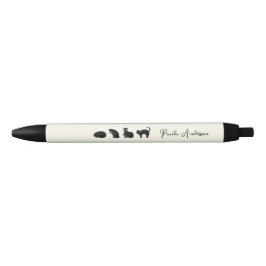  Cute Funny Black Cat Zwarte Inkt Pen