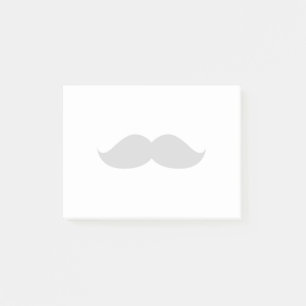 Cute Funny Black Mustache Post-it® Notes