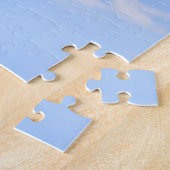 Cute Funny Boerderij Charolais Koe Licking Nose Legpuzzel (Zijkant)