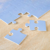 Cute Funny Boerderij Charolais Koe Licking Nose Legpuzzel (Zijkant)