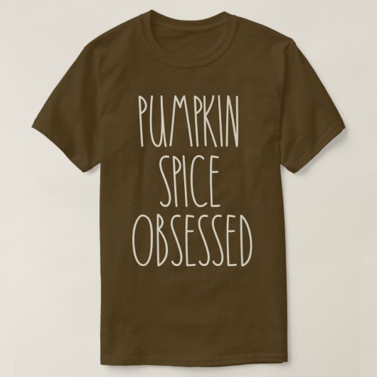 Cute Funny Boho Autumn Herfst Pumpkin Spice Lovers T-shirt (Design voorkant)