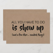 Cute Funny Bridesmaid / Maid of Honor proposal Kaart (Voorkant / Achterkant)