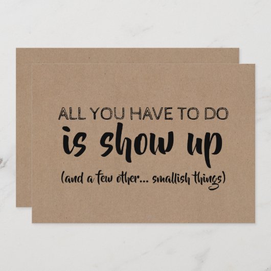 Cute Funny Bridesmaid / Maid of Honor proposal Kaart (Voorkant / Achterkant)