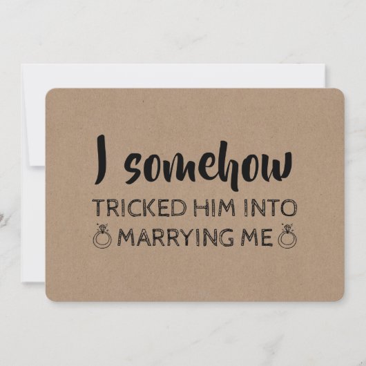 Cute Funny Bridesmaid / Maid of Honor proposal Kaart (Voorkant)