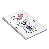 Cute & Funny Bunny Notitieboek (Rechterzijde)
