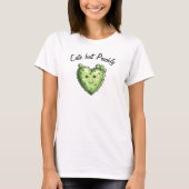 Cute Funny Cactus Heart Valentine's Day  T-shirt (Voorkant)
