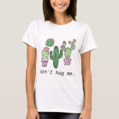 Cute Funny Cactus T-Shirt (Voorkant)