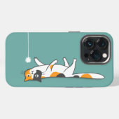 Cute Funny Calico Cat | Keukenkattendeksels iPhone Hoesje (Achterkant horizontaal)