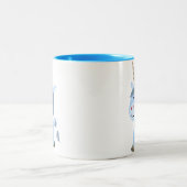 Cute Funny Cartoon Unicorn Mok (Center)