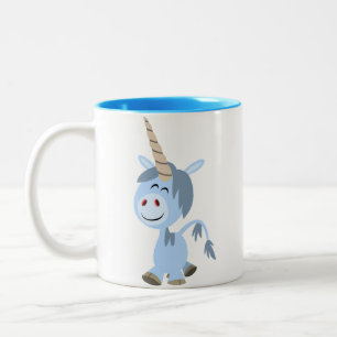 Cute Funny Cartoon Unicorn Mok