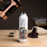 Cute Funny Cat 'Crazy CAT Lady' Waterfles<br><div class="desc">Cute Funny CAT Water Bottle. Ontworpen voor kattendeksels!</div>