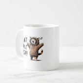 Cute Funny Cat 'I can't Adult Today' Coffee Mug Koffiemok (Voorkant links)