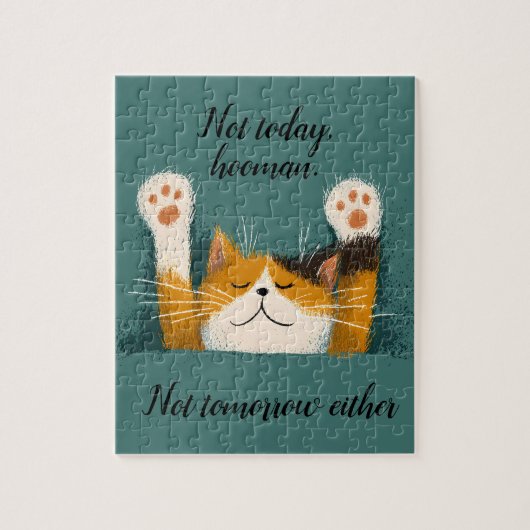 Cute Funny Cat Nap Legpuzzel (Verticaal)