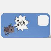 Cute Funny Cat raakt mijn telefoon niet aan Case-Mate iPhone Case (Achterkant (horizontaal))