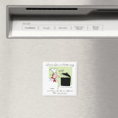Cute Funny Catering Visitekaartje Magnet (Insitu (Vaatwasser))