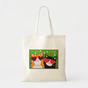 Cute Funny Cats met cadeau voor kattenliefhebber Tote Bag