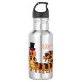 Cute funny centipede cartoon illustration  waterfles  (Voorkant)