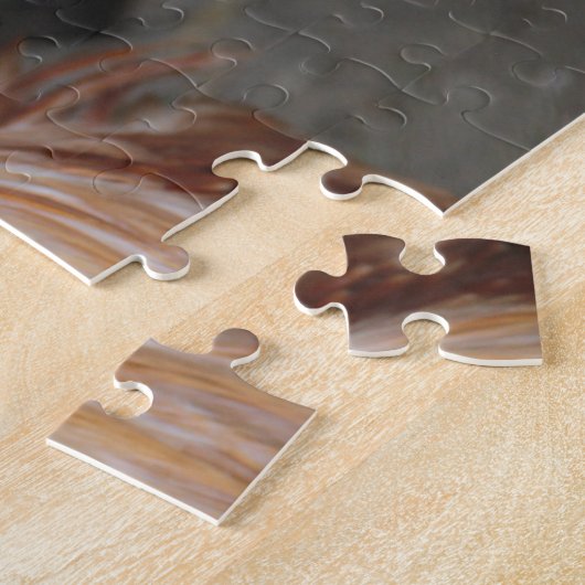 Cute Funny Chicken Rooster Feather Head Legpuzzel (Zijkant)