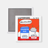 Cute Funny Christelijk Hallelujah Laftovers Cartoo Magneet (Voorkant / Achterkant)