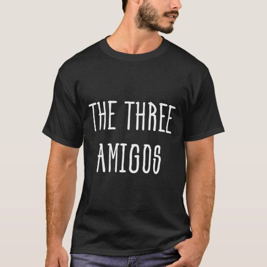 Cute Funny Cinco de Mayo de Three Amigos Gift T-shirt (Voorkant)