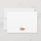 Cute Funny Class Kaart Valentijns Soccer Love Kind Notitiekaartje (Achterkant)