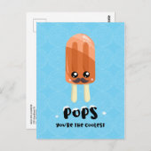 Cute Funny Coolest Popsicle Vaderdag Briefkaart (Voorkant / Achterkant)