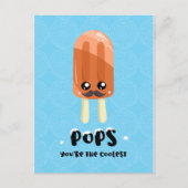 Cute Funny Coolest Popsicle Vaderdag Briefkaart (Voorkant)