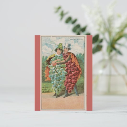 Cute Funny  Couple Valentijnsdag Briefkaart (Staand voorkant)